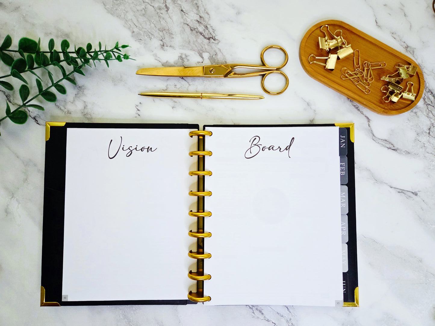 2026 Plans to Succeed Planner | Faith-Based, Disc Binding, Two-Part Design