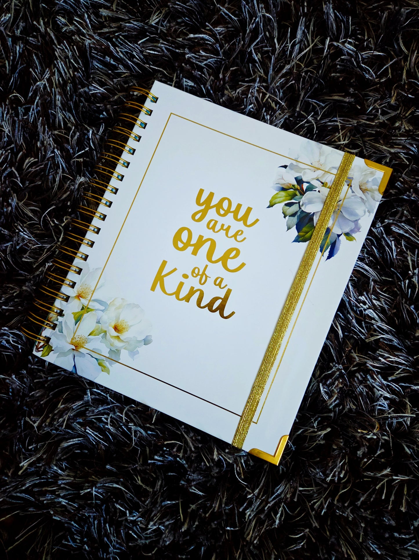 You Are One of a Kind Creative Journal | Blank Lined Multi-Function Notebook with Inspirational Quotes