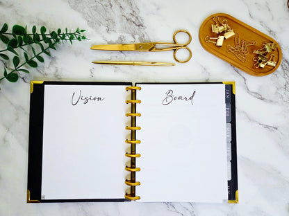 2026 Plans to Succeed Planner | Faith-Based, Disc Binding, Two-Part Design