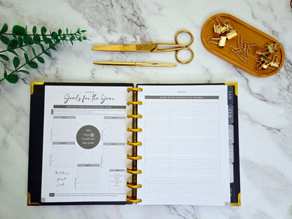 2026 Plans to Succeed Planner | Faith-Based, Disc Binding, Two-Part Design