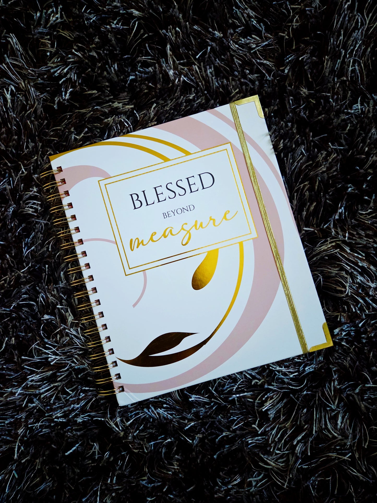 Blessed Beyond Measure Faith Journal | Blank Lined Multi-Function Notebook with Bible Verses