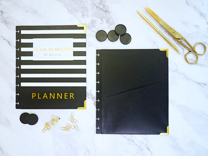 Plans to Succeed Disc Planner Cover + 9 Black Plastic Discs