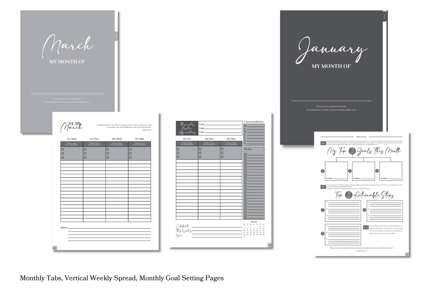 2025 Plans to Succeed Planner | Functional Faith-Based (Christian) Planner