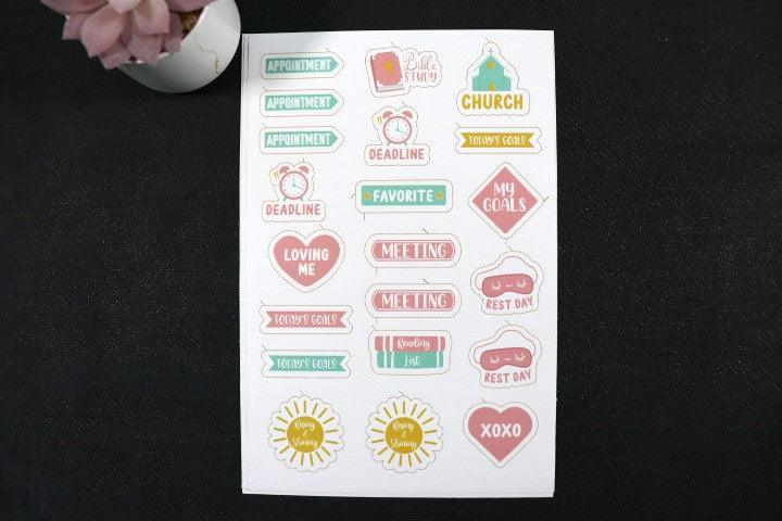 Functional Faith-Inspired Sticker Sheets – Value Pack - BelleVie Inspired Creations