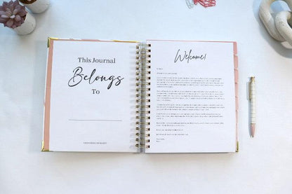 Blessed Beyond Measure Blank Journal with Scriptures - BelleVie Inspired Creations