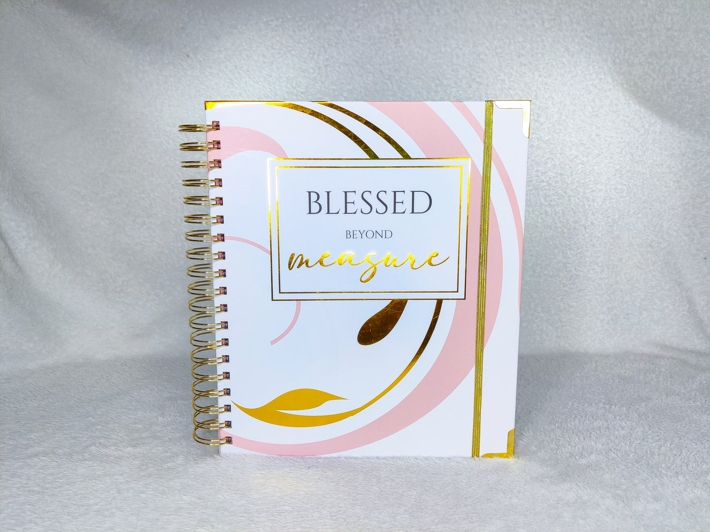 Blessed Beyond Measure Faith Journal | Blank Lined Notebook Journal with Scriptures