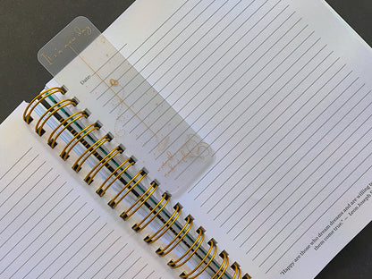 It's a New Day Page (Book) Marker With Matte Gold Print